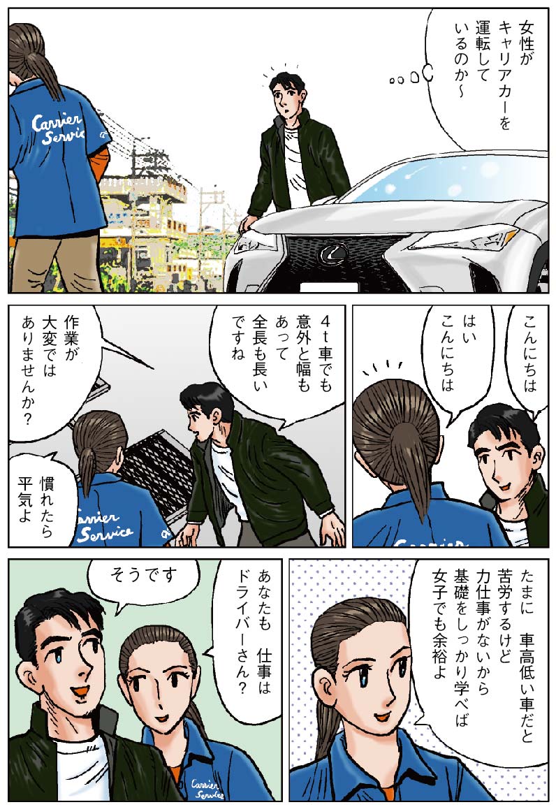 漫画2ページ目